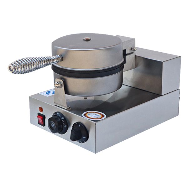 Commercial Heart-Shape Belgian Waffle Maker Nonstick Stainless Steel Body New 122-572℉ / 50-300℃ Temp Range for Bakery Snack Bar