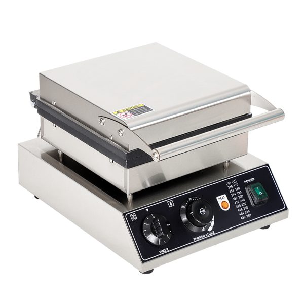 Commercial 1750W Stainless Steel Waffle Ice Cream Cone Maker New Condition Non-Stick Electric Snack Machine for Cone