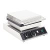 Commercial 110/220V 4pcs Square Belgian Waffle Maker Iron Non-Stick for Teflon Coating 50-300℃ Adjustable Snack Machine New
