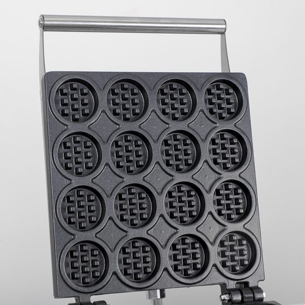 Commercial electric heating 16-hole circular waffle machine grid circular baking and baking machine snack equipment waffle oven