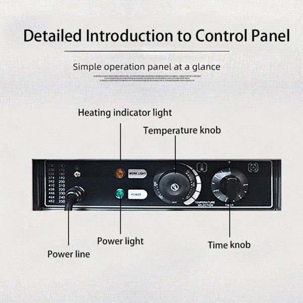 Commercial 12-Hole Taiyaki Fish Waffle Machine 1500 Watt Stainless Steel New Condition Electric Sale