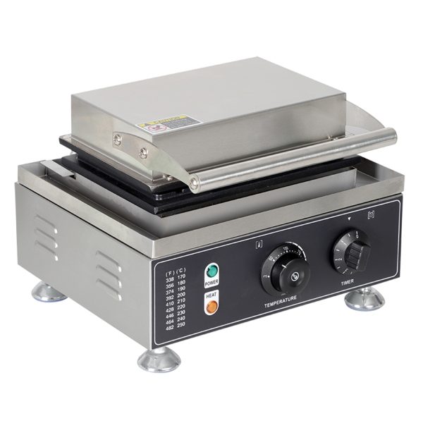 Commercial 1550W Electric Lolly Stick Waffle Maker 5 Slice Non-Stick Stainless Steel Machine Snack Corn Dog Crispy Waffle Maker