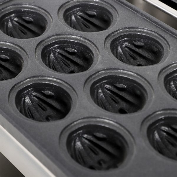 New Condition Industrial Stainless Steel Walnut Shaped Cake Baking Machine Non-Stick Electric Walnut Cake Maker