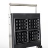 Commercial 110/220V 4pcs Square Belgian Waffle Maker Iron Non-Stick for Teflon Coating 50-300℃ Adjustable Snack Machine New