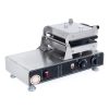 1400W Commercial Stainless Steel Bubble Waffle Maker Non-Stick for Teflon Coating Iron Snack Machine Plastic Handle Condition Ne