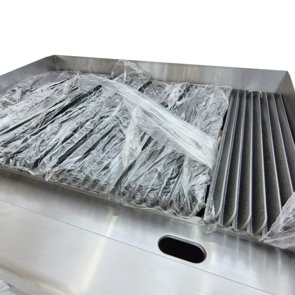 Commercial 2800Pa Wide Striped Liquefied Gas Steak Grill oyster Grill for Household Hotel Use Indoor Non-stick Griddle