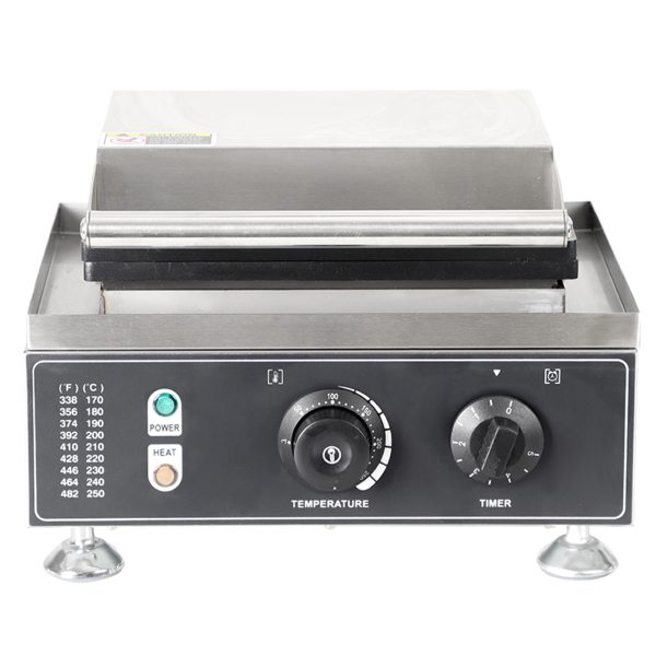 Commercial Electric 5-Hole Double-Sided Waffle Donut Maker Non-Stick Surface Temperature Range 122-572℉ for Restaurants New