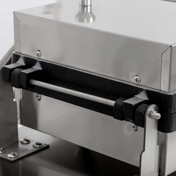 Commercial 2-Slice Stainless Steel Square Waffle Maker Non-Stick Industrial Belgian Design 110V Temperature Time Control Snack