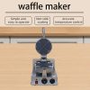 Commercial Heart-Shape Belgian Waffle Maker Nonstick Stainless Steel Body New 122-572℉ / 50-300℃ Temp Range for Bakery Snack Bar