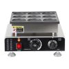 New 9pcs 3in Electric Stainless Steel Dorayaki Waffle Baker Machine for Household Use