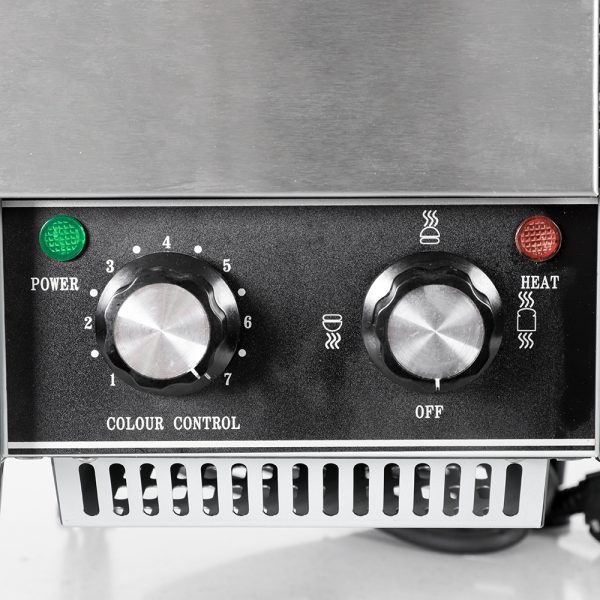 Commercial Portable Stainless Steel Chain Bread Toaster for Hotels Fast Multi-Functional Automatic Waffle Maker for Buffets