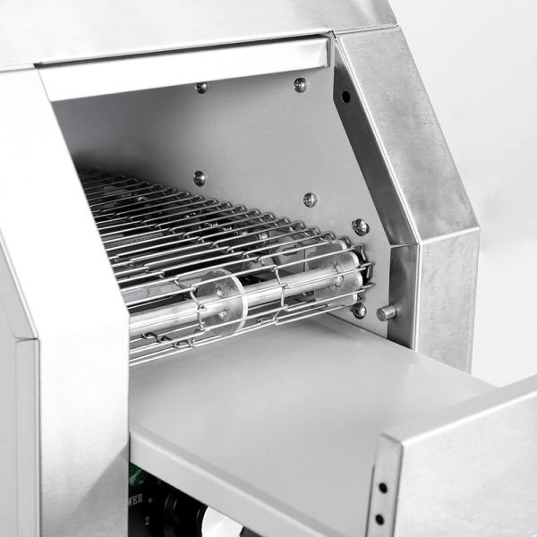 Commercial Portable Stainless Steel Chain Bread Toaster for Hotels Fast Multi-Functional Automatic Waffle Maker for Buffets