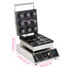 1750W Commercial Electric Poffertjes Grill 9PCS 2.7in Diameter Dorayaki Baker Machine Non-Stick for Snack New