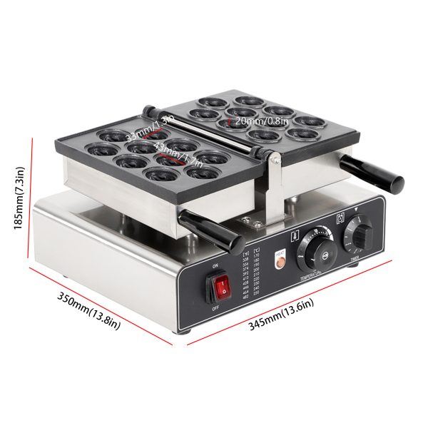 New Condition Industrial Stainless Steel Walnut Shaped Cake Baking Machine Non-Stick Electric Walnut Cake Maker