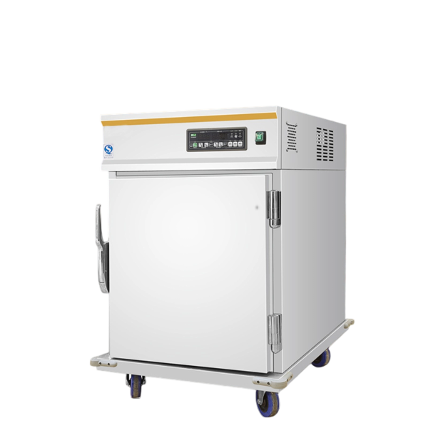 1.8kW Commercial Electric Digital Intelligent Hot Holding Cabinet for Food 5 Layers 9L Stainless Steel Body Wheels for Hotels