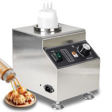 Commercial New Electric Sauce Warmer Dispenser Non-Stick Hot Cheese Chocolate Pistachio Fruit Sauce Warmer Easy to Clean