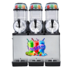 Commercial Electric 3-Tank Slush Machine Stainless Steel Vending Automatic Flavoured Space Frozen Drinks for Hotels
