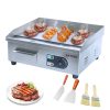 Commercial Kitchen Equipment New Single Board Full Flat Non-Stick Electric Griddle Oven for Snack Machines