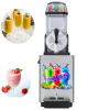 Commercial Electric 1-Tank Stainless Steel Slush Machine 12L Automatic Cold Drink Juicer for Parties and Hotels Use