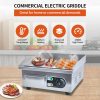 Commercial Steak Griddle Bbq Equipment Electric Non-Stick Stainless Steel Griddle for Outdoor Bbq Tabletop Grill Griddle Stand