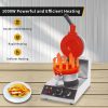 Commercial UFO Burger Ice Cream Filling Waffle Maker Electric Sandwich Press Stainless Steel Non-Stick Snack Maker New