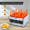 Professional High Quality Electric French Crepes Waffle Maker Taiwan Province Red Bean Cake Wheel Snack Machine New Condition