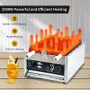 110V Commercial Stainless Steel Taiyaki Fish Waffle Maker New 50-300℃/122-572℉ Adjustable Temperature for Ice Cream Waffles