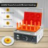 Belgium 6-Hole Double-Sided Mini Doughnut Machine New Home Bakery Nonstick Heating Donut Maker