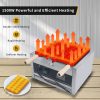 1500W Professional Intelligent Digital Waffle Stick Maker Machine 110 220 V Commercial Grade Non-Stick Stainless Steel for Hotel