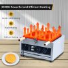 Commercial 10 Yen Coin Operated 1550W 2-in-1 Stainless Steel Waffle Maker Adjustable Temper New Snack Machine for Waffle Sticks