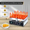 Taiyaki Fish-Shaped Waffle Iron Non-Stick for Teflon Coating 50-300℃ Adjustable Snack Machine for Ice Cream Waffle Cones New