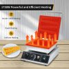 Christmas Tree Shaped Non-Stick Teflon Coating Waffle Maker 110V 50-300℃/122-572℉ Adjustable Snack Machine