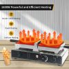 Commercial Electric Stainless Steel Bubble Waffle Machine 110/220v Hong Kong Egg Waffle Snack Non-Stick Temperature Time Control