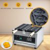 Professional Intelligent Digital LED Taiyaki Fish Waffle Iron High-Precision Temperature Control New for Hotels Coffee Shops