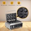 1550w Commercial Electric Cooking Pie Machine Mini Egg Tart Shell Pie Crust Pressing Machine Nonstick 8pcs Egg Tart Machine