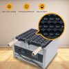 1500W Professional Intelligent Digital Waffle Stick Maker Machine 110 220 V Commercial Grade Non-Stick Stainless Steel for Hotel