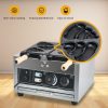CPVKRY Newly Designed Poop Shaped Waffle Maker Stainless Steel Pancake Top of the Line Double Flip Rotating Waffle Maker
