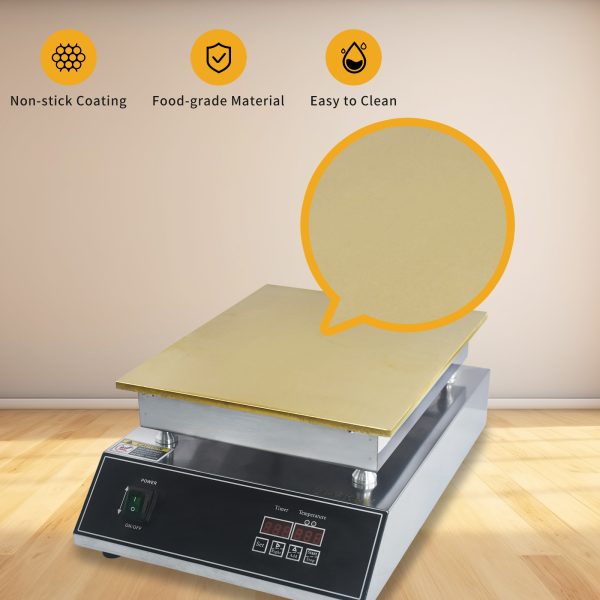 Commercial and Household Stainless Steel Electric Pancake Soufflé Maker New Portable Industrial Snack Machine