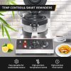 Commercial UFO Burger Ice Cream Filling Waffle Maker Electric Sandwich Press Stainless Steel Non-Stick Snack Maker New