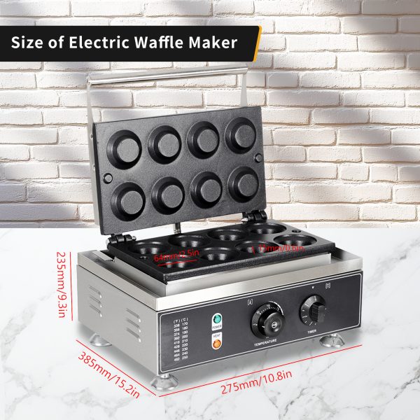 1550w Commercial Electric Cooking Pie Machine Mini Egg Tart Shell Pie Crust Pressing Machine Nonstick 8pcs Egg Tart Machine