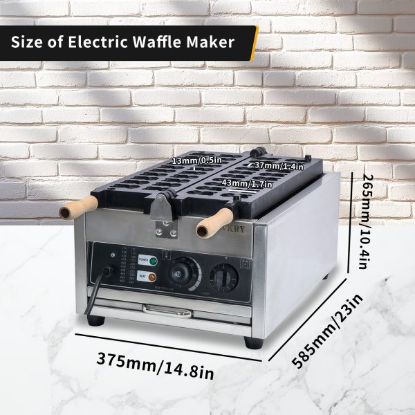 2000w Electric Panda Shaped Cake Custom Mold Waffle Maker 20pcs Cute Bear Cake Baking Tray Waffle Maker