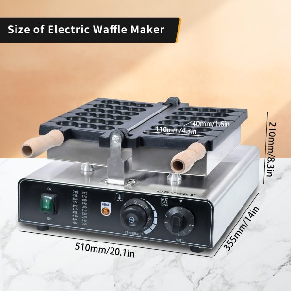 Commercial 110 220V Waffle Stick Maker New Condition Ball Stick Maker Equipment for Dessert Snack Bar for Family Restaurant Use