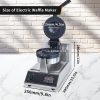 110 220V Digital Non-Stick Stainless Steel UFO Burger Maker Ice Cream Filling Waffle Sandwich Press for Hotels Coffee Shops