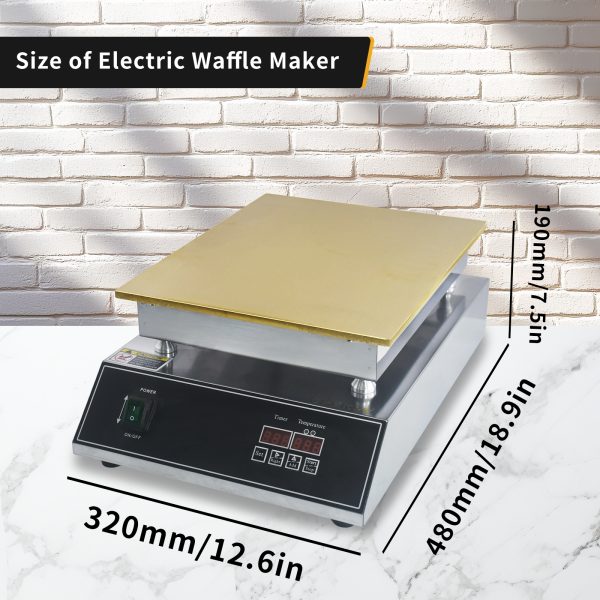 Commercial and Household Stainless Steel Electric Pancake Soufflé Maker New Portable Industrial Snack Machine