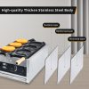 CPVKRY Commercial Custom American Round Gold Coin Cheese Shape Non Stick Waffle Maker Machine