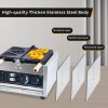 CPVKRY Newly Designed Poop Shaped Waffle Maker Stainless Steel Pancake Top of the Line Double Flip Rotating Waffle Maker