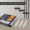 Commercial Stainless Steel Halloween Waffle Maker/Snack Machine 3 Non-Stick Teflon Coating Molds Adjustable Temperature