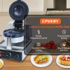 Electric 110V/220V 50-250℃/122-482℉ Non-Stick UFO Burger Ice Cream Filling Waffle Maker Sandwich Press Sandwich Waffles