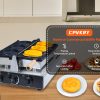 2000w Professional Commercial Electric Custom Korean Cheese Gold Coin Shape Waffle Maker Machine