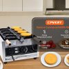 CPVKRY Customized Korean Industrial Gold Coin Shape Waffle Maker Machine Electric Gas for Restaurant Use Cheesy Customization